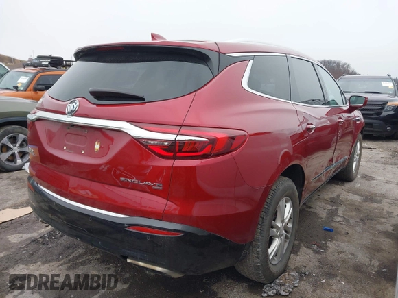 2018 Buick Enclave Premium with VIN 5GAEVBKW5JJ198544, listed as a IAAI auction lot 41553062 with 96,481 mi miles and . Bid and sale history available at carsss.com. Image 4.