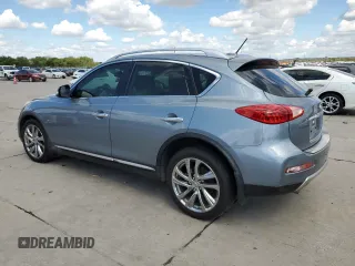 2017 Infiniti QX50 with VIN JN1BJ0RP4HM382093, listed as a Copart auction lot 70749584 with 91,125 mi miles and Salvage Title. Bid and sale history available at carsss.com. Image 2.