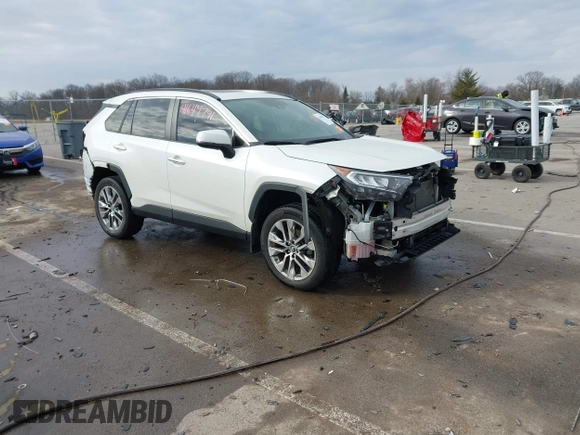 2019 Toyota RAV4 Limited with VIN 2T3N1RFVXKW071165, listed as a IAAI auction lot 41644791 with 57,195 mi miles. Bid and sale history available at carsss.com. Image 1.