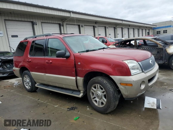 2005 Mercury Mountaineer Convenience z VIN 4M2ZU86K55ZJ27262, wystawiony jako Copart lot #86528214 z przebiegiem 122 785 mil mil oraz Szkody całkowita. Historia ofert i sprzedaży dostępna na DreamBid. Obrazek 4.