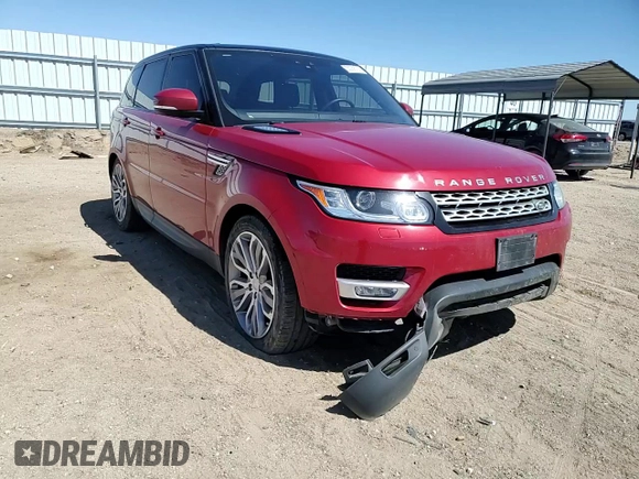 2017 Land Rover Range Rover Sport HSE with VIN SALWR2FV9HA677335, listed as a Copart auction lot 55088705 with 124,453 mi miles and Salvage Title. Bid and sale history available at DreamBid. Image 14.