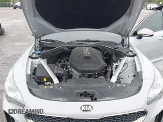 2021 Kia Stinger GT-Line with VIN KNAE15LA6M6091313, listed as a IAAI auction lot 41409011 with 34,356 mi miles. Bid and sale history available at carsss.com. Image 10.
