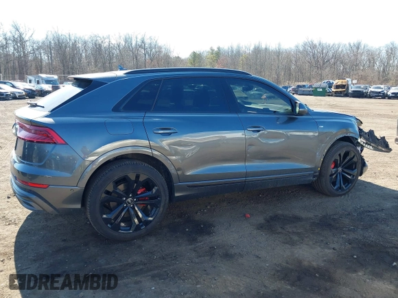 2021 Audi Q8 Premium Plus with VIN WA1EVAF16MD026866, listed as a IAAI auction lot 41555574 with 34,270 mi miles and . Bid and sale history available at DreamBid. Image 17.
