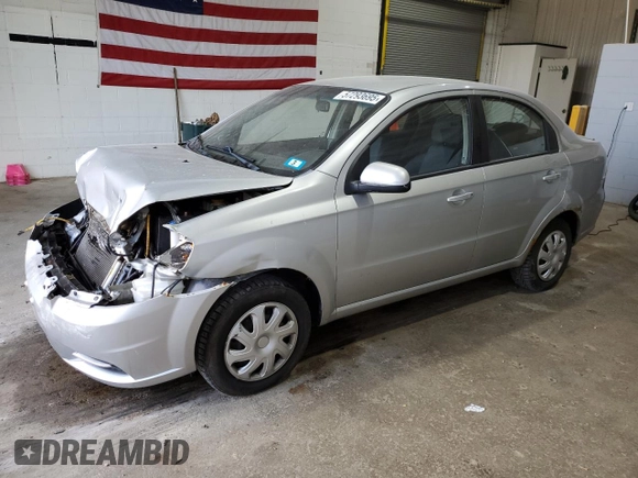 2011 Chevrolet Aveo 1LT with VIN KL1TD5DE2BB230142, listed as a Copart auction lot 57293695 with Not provided miles and Salvage title. Bid and sale history available at DreamBid. Image 1.