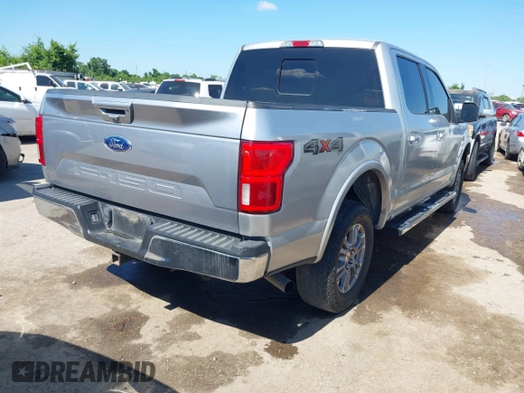 2020 Ford F-150 XL with VIN 1FTEW1E56LFA63720, listed as a IAAI auction lot 42232847 with 133,416 mi miles and . Bid and sale history available at DreamBid. Image 4.