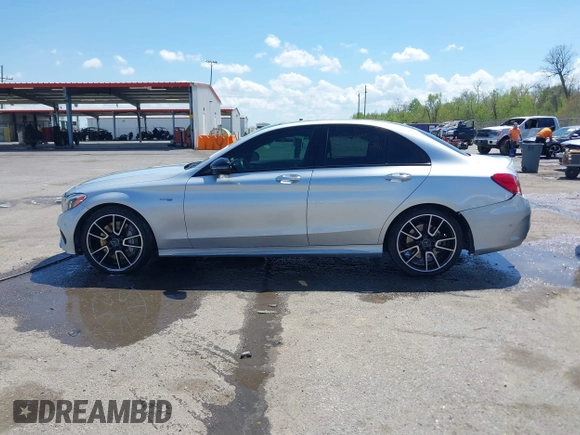 2017 Mercedes-Benz C 43 AMG with VIN 55SWF6EB4HU185817, listed as a IAAI auction lot 41821204 with 86,699 mi miles and . Bid and sale history available at DreamBid. Image 14.