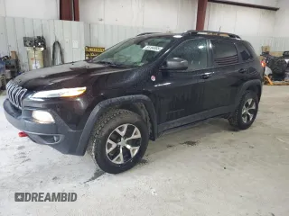 2016 Jeep Cherokee Trailhawk with VIN 1C4PJMBS7GW337774, listed as a Copart auction lot 55184885 with 161,567 mi miles and Salvage title. Bid and sale history available at DreamBid. Image 1.