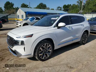 2023 Hyundai Santa Fe Calligraphy z VIN 5NMS54AL8PH605307, wystawiony jako Copart lot #64751505 z przebiegiem 18 943 mil mil oraz Szkoda całkowita • Salvage title. Historia ofert i sprzedaży dostępna na DreamBid. Obrazek 1.