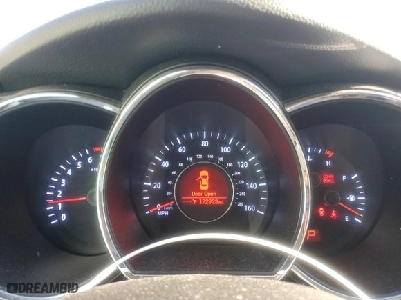 2012 Kia Optima LX with VIN 5XXGM4A76CG049180, listed as a Copart auction lot 43078815 with 172,923 mi miles and Salvage Title. Bid and sale history available at carsss.com. Image 9.