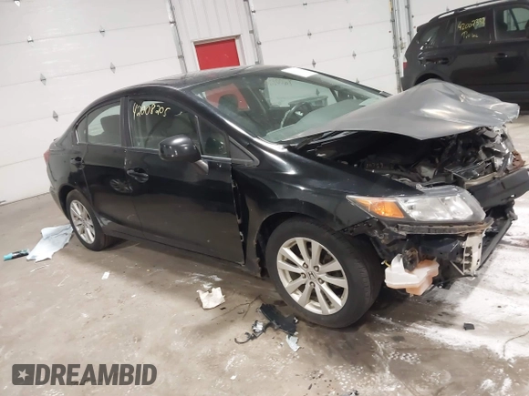 2012 Honda Civic EX with VIN 2HGFB2F81CH301455, listed as a IAAI auction lot 42008205 with 230,707 mi miles and . Bid and sale history available at DreamBid. Image 1.