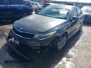 2016 Kia Optima LX Turbo with VIN 5XXGT4L12GG030448, listed as a IAAI auction lot 41744309 with 110,375 mi miles. Bid and sale history available at carsss.com. Image 19.
