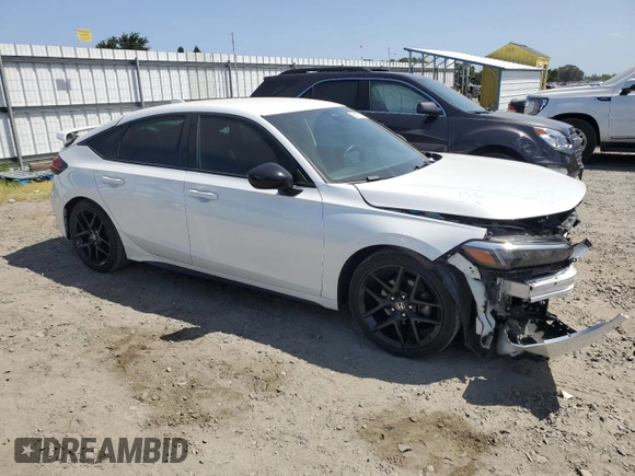 2023 Honda Civic Sport with VIN 19XFL2H83PE004438, listed as a Copart auction lot 54172415 with 15,938 mi miles and Salvage Title. Bid and sale history available at DreamBid. Image 4.