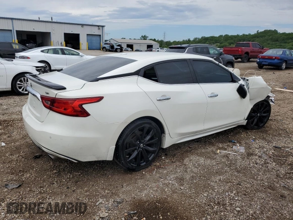 2017 Nissan Maxima SL with VIN 1N4AA6APXHC440131, listed as a Copart auction lot 61778855 with 109,124 mi miles and Salvage title. Bid and sale history available at DreamBid. Image 3.