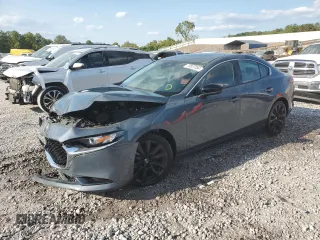 2023 Mazda 3 S Carbon Edition with VIN 3MZBPACM2PM354650, listed as a Copart auction lot 70837784 with 11,666 mi miles and Salvage title. Bid and sale history available at DreamBid. Image 1.