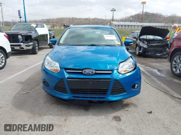 2014 Ford Focus SE with VIN 1FADP3F23EL310193, listed as a IAAI auction lot 41808058 with 53,658 mi miles. Bid and sale history available at carsss.com. Image 12.