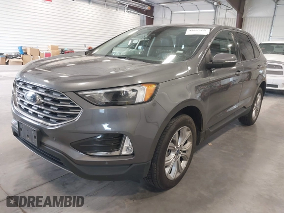 2022 Ford Edge Titanium with VIN 2FMPK4K96NBB06191, listed as a IAAI auction lot 42097951 with 50,792 mi miles. Bid and sale history available at carsss.com. Image 17.