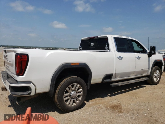 2020 GMC Sierra 3500HD Denali z VIN 1GT49WEY2LF317238, wystawiony jako Copart lot #61554414 z przebiegiem Nie podano mil oraz Szkoda całkowita • Salvage title. Historia ofert i sprzedaży dostępna na DreamBid. Obrazek 3.