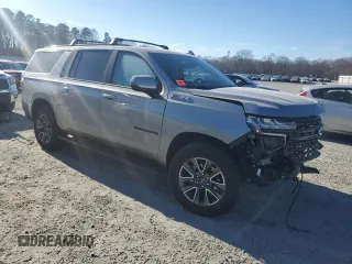 2024 Chevrolet Suburban Z71 z VIN 1GNSKDKD1RR161547, wystawiony jako Copart lot #41565545 z przebiegiem 12 607 mil mil oraz Szkoda całkowita • Salvage title. Historia ofert i sprzedaży dostępna na DreamBid. Obrazek 4.