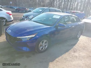 2021 Hyundai Elantra SE with VIN 5NPLL4AG7MH017345, listed as a IAAI auction lot 41523870 with 39,576 mi miles. Bid and sale history available at carsss.com. Image 2.