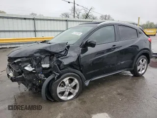 2016 Honda HR-V EX-L w/Navi with VIN 3CZRU5H75GM753194, listed as a Copart auction lot 52102105 with 129,528 mi miles and Salvage Title. Bid and sale history available at carsss.com. Image 1.