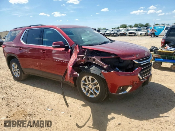 2020 Chevrolet Traverse LT Cloth with VIN 1GNERGKW6LJ289378, listed as a Copart auction lot 63247035 with 100,394 mi miles and Salvage title. Bid and sale history available at DreamBid. Image 4.