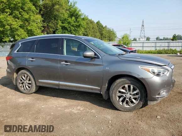 2015 Infiniti QX60 with VIN 5N1AL0MM7FC503875, listed as a Copart auction lot 56048895 with Not provided miles and Clean title. Bid and sale history available at DreamBid. Image 4.