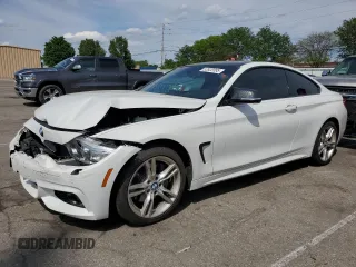 2017 BMW 4 Series 430i xDrive with VIN WBA4R9C55HK680896, listed as a Copart auction lot 57622395 with 59,489 mi miles and Salvage title. Bid and sale history available at DreamBid. Image 1.