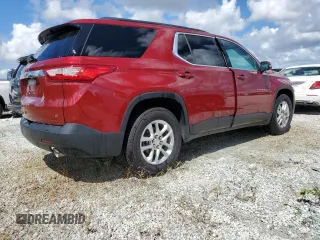 2021 Chevrolet Traverse LT Cloth z VIN 1GNERGKW0MJ189634, wystawiony jako Copart lot #58873255 z przebiegiem Nie podano mil oraz Nie do naprawy • Non repairable. Historia ofert i sprzedaży dostępna na DreamBid. Obrazek 3.