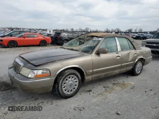 2004 Mercury Grand Marquis GS with VIN 2MEFM74W24X608341, listed as a Copart auction lot 50157785 with 113,162 mi miles and Salvage Title. Bid and sale history available at DreamBid. Image 1.