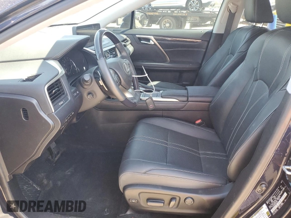 2022 Lexus RX 450h with VIN 2T2JGMDA3NC092983, listed as a Copart auction lot 52555535 with 14,140 mi miles and Salvage title. Bid and sale history available at DreamBid. Image 7.