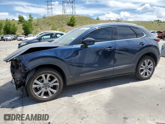 2022 Mazda CX-30 S Premium with VIN 3MVDMBDL9NM446527, listed as a Copart auction lot 63291275 with 17,035 mi miles and Salvage title. Bid and sale history available at DreamBid. Image 1.