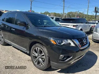 2020 Nissan Pathfinder Platinum with VIN 5N1DR2DM2LC586652, listed as a Copart auction lot 45931825 with 109,954 mi miles and Clean Title. Bid and sale history available at carsss.com. Image 1.