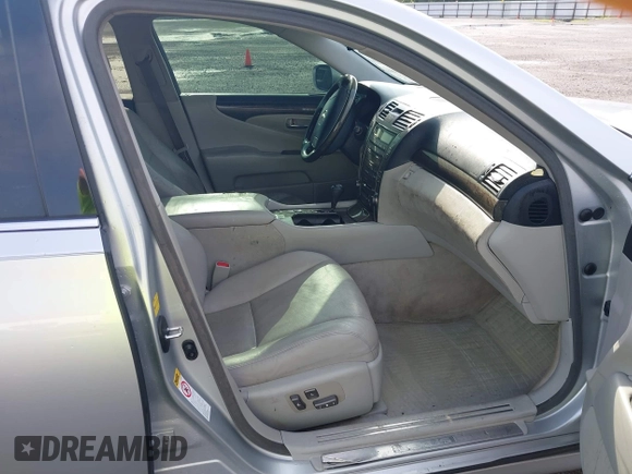 2008 Lexus LS 460 with VIN JTHBL46F185075967, listed as a IAAI auction lot 42277261 with 181,585 mi miles and . Bid and sale history available at DreamBid. Image 5.