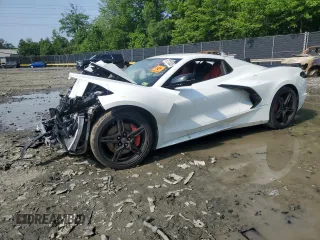 2023 Chevrolet Corvette 3LT with VIN 1G1YC3D47P5127570, listed as a Copart auction lot 57213835 with Not provided miles and Salvage title. Bid and sale history available at DreamBid. Image 1.