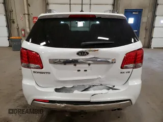 2011 Kia Sorento SX with VIN 5XYKW4A28BG133942, listed as a Copart auction lot 50219905 with 143,515 mi miles and Salvage Title. Bid and sale history available at carsss.com. Image 6.