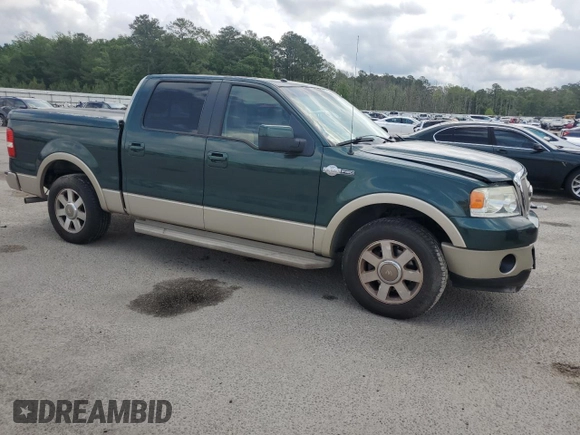 2008 Ford F-150 XLT with VIN 1FTPW12V38KB31466, listed as a Copart auction lot 54138665 with 133,029 mi miles and Salvage title. Bid and sale history available at DreamBid. Image 4.