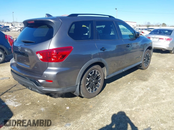 2019 Nissan Pathfinder SL with VIN 5N1DR2MN1KC632477, listed as a IAAI auction lot 41380902 with 81,849 mi miles and . Bid and sale history available at DreamBid. Image 4.