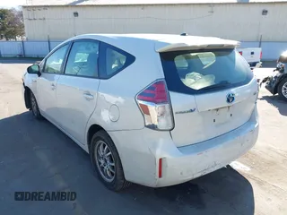 2017 Toyota Prius v Two with VIN JTDZN3EU4HJ067583, listed as a IAAI auction lot 41393495 with 316,410 mi miles. Bid and sale history available at carsss.com. Image 3.