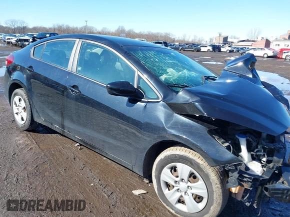2017 Kia Forte LX with VIN 3KPFK4A78HE036223, listed as a IAAI auction lot 41554426 with 14,438 mi miles. Bid and sale history available at carsss.com. Image 18.
