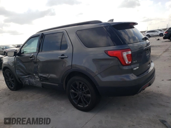 2017 Ford Explorer XLT with VIN 1FM5K8D8XHGD96936, listed as a Copart auction lot 60325755 with 78,508 mi miles and Salvage title. Bid and sale history available at DreamBid. Image 2.
