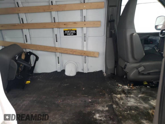 2022 Chevrolet Express Cargo with VIN 1GCWGAFP4N1222428, listed as a Copart auction lot 63829195 with 30,685 mi miles and Clean title. Bid and sale history available at DreamBid. Image 11.