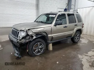 2007 Jeep Liberty Limited with VIN 1J4GL58K17W696765, listed as a Copart auction lot 43926205 with 185,190 mi miles and Salvage Title. Bid and sale history available at DreamBid. Image 1.