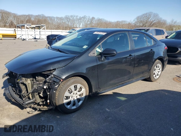 2022 Toyota Corolla LE with VIN 5YFEPMAE2NP341092, listed as a Copart auction lot 53640665 with 52,696 mi miles and Salvage Title. Bid and sale history available at carsss.com. Image 1.