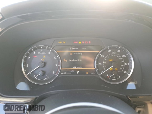2024 Infiniti QX60 Pure with VIN 5N1DL1ES7RC335711, listed as a Copart auction lot 48980375 with 4,431 mi miles and Salvage title. Bid and sale history available at DreamBid. Image 9.