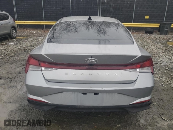2021 Hyundai Elantra SEL with VIN 5NPLS4AG3MH004840, listed as a Copart auction lot 43558485 with 36,534 mi miles and Salvage Title. Bid and sale history available at carsss.com. Image 6.