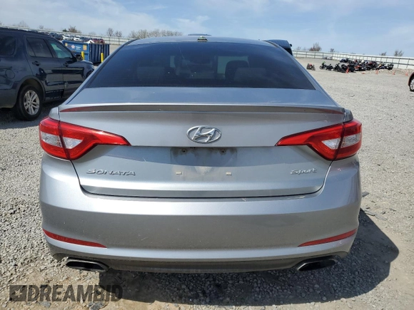 2017 Hyundai Sonata Sport with VIN 5NPE34AFXHH583540, listed as a Copart auction lot 51006665 with 133,404 mi miles and Salvage Title. Bid and sale history available at DreamBid. Image 6.