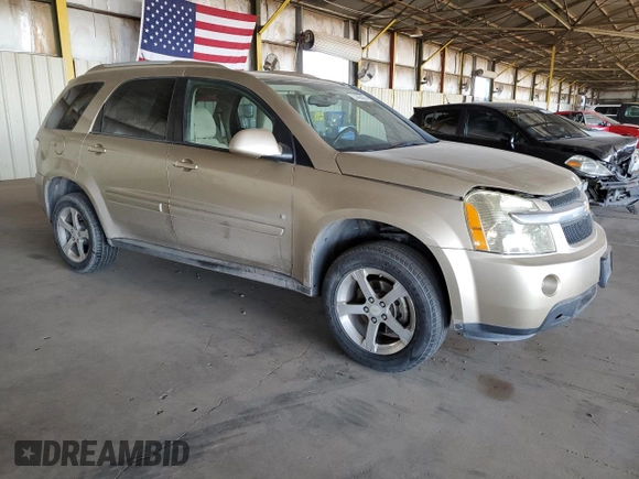 2007 Chevrolet Equinox LT z VIN 2CNDL63F276083665, wystawiony jako Copart lot #57485075 z przebiegiem 125 143 mil mil oraz Czysty tytuł • Clean title. Historia ofert i sprzedaży dostępna na DreamBid. Obrazek 4.