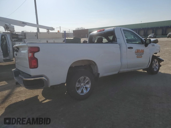 2019 Chevrolet Silverado 1500 Work Truck with VIN 3GCNWAEFXKG241621, listed as a Copart auction lot 48969065 with 115,000 mi miles and Salvage Title. Bid and sale history available at DreamBid. Image 3.
