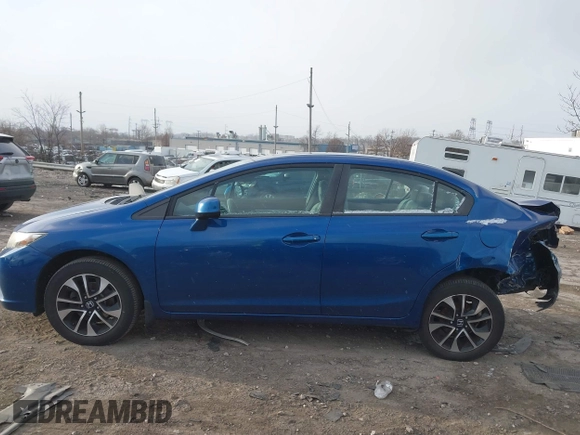 2013 Honda Civic EX with VIN 19XFB2F89DE251299, listed as a IAAI auction lot 41593767 with Not Provided miles and . Bid and sale history available at DreamBid. Image 13.