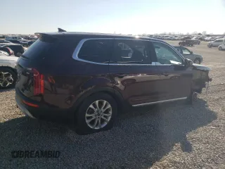 2022 Kia Telluride LX with VIN 5XYP2DHC4NG238403, listed as a Copart auction lot 47356145 with 62,786 mi miles and Salvage title. Bid and sale history available at DreamBid. Image 3.